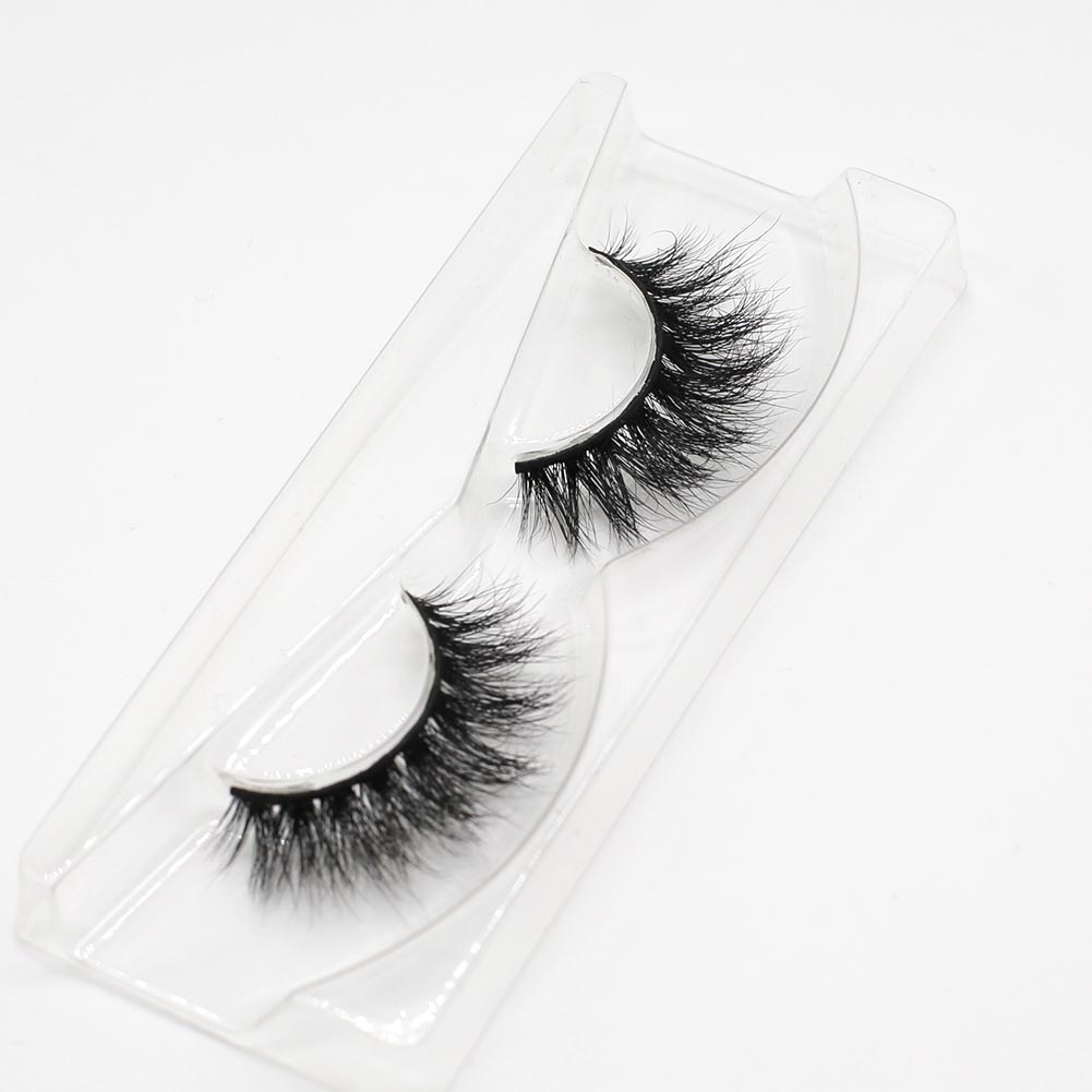 Factory Price 25mm Real Mink Fur Strip Lashes with Private Label and Package  USA UK YY61